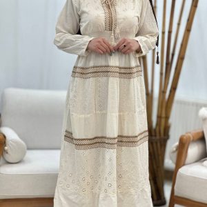 پیراهن ماکسی آنابلا رنگ ژورنال