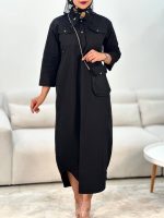 پیراهن و کیف زنانه تابستانه رنگ مشکی