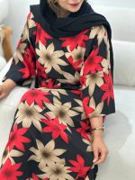 پیراهن ساحلی آفتاب رنگ ژورنال