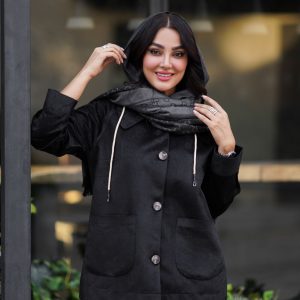 کت مخمل موهر آوینا رنگ مشکی
