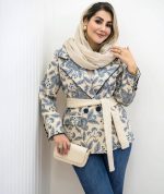 کت نوژان - کت زنانه جنس موهر اعلا رنگ ژورنال