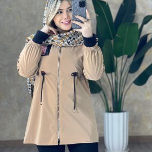 کاپشن استیکری جنس سیلیکونی داخل پشم شیشه رنگ کرم