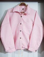 کراپ کت فلونزی زنانه رنگ صورتی