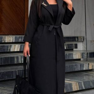 مانتو بلند وای اس ال رنگ مشکی