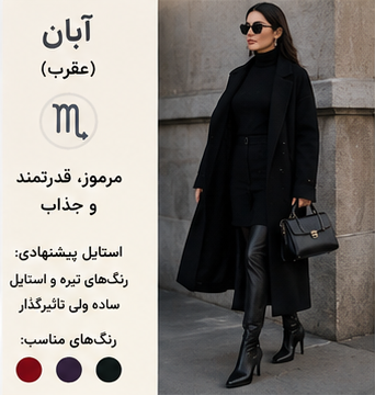 استایل مناسب آبان