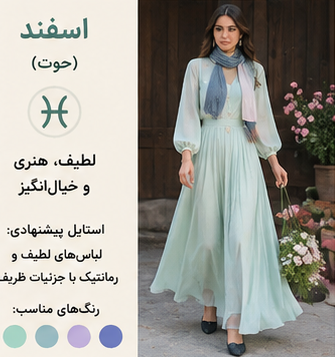 استایل مناسب اسفند