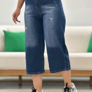 شلوار بگ جین رنگ ژورنال