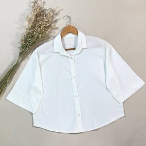شومیز بیسیک کرپ درجه یک رنگ ژورنال