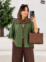 مانتو برکه رنگ سبز