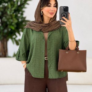 مانتو برکه رنگ سبز