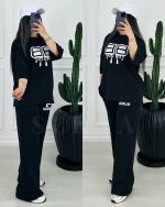 ست تونیک شلوار رنگ مشکی BB
