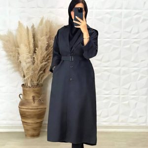 مانتو دانشجویی نانسی رنگ مشکی