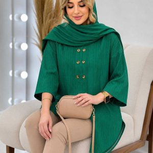 مانتو ساریسا رنگ سبز