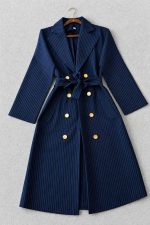مانتو فانوس رنگ سرمه ای