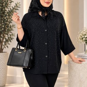 مانتو پاپایا- نگین کوبی شده رنگ ژورنال
