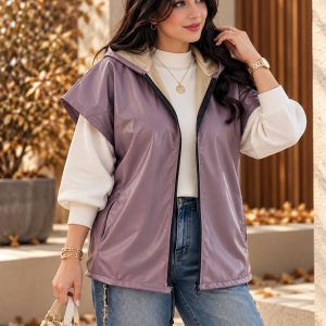 وست چرم میشل رنگ یاسی