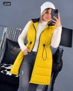 پافر دخترانه ساشا رنگ خردلی