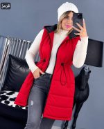 پافر دخترانه ساشا رنگ قرمز