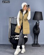 پافر دخترانه ساشا رنگ نسکافه ای