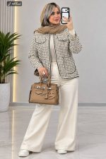 کت آزالیا رنگ نسکافه ای
